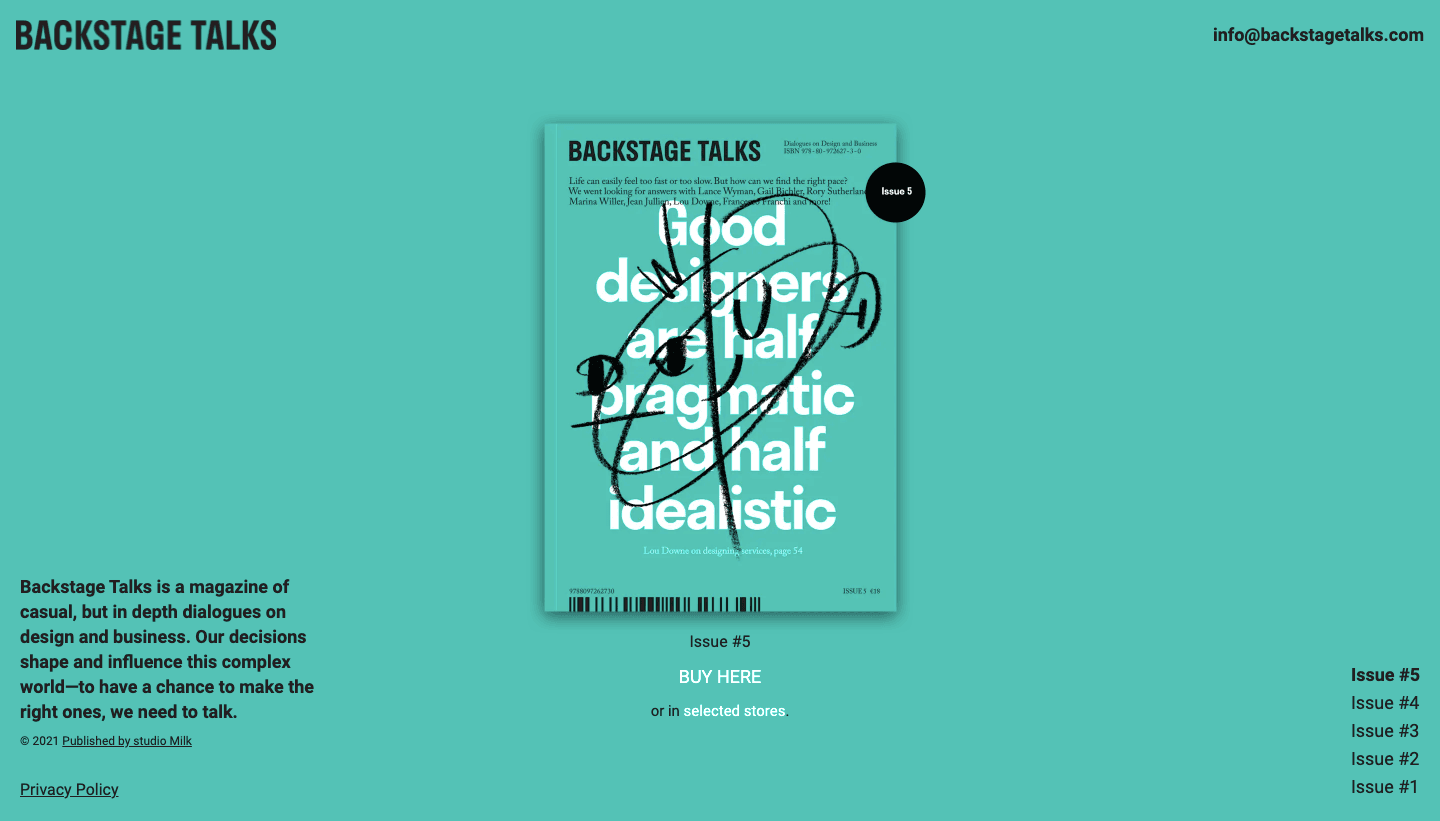Clone of Backstage Talks